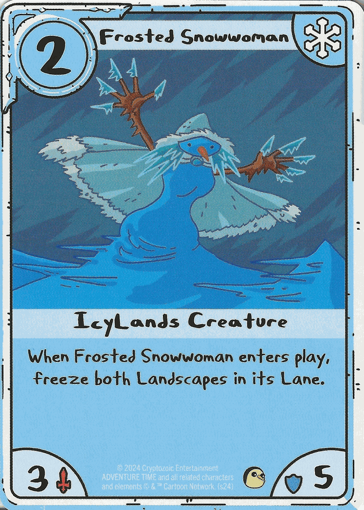 Frosted Snowwoman